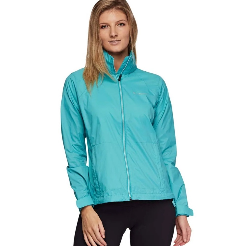 Columbia Women’s Switchback III Jacket Plus Size Miami Blue